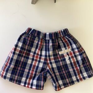 TBBC Plaid Shorts. 18-24 months.